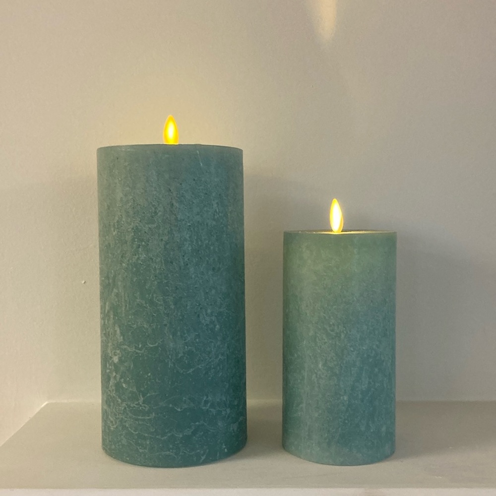 Pottery Barn flameless candles